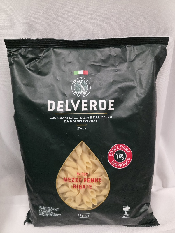 Delverde Mezze Penne 1kg  332 
