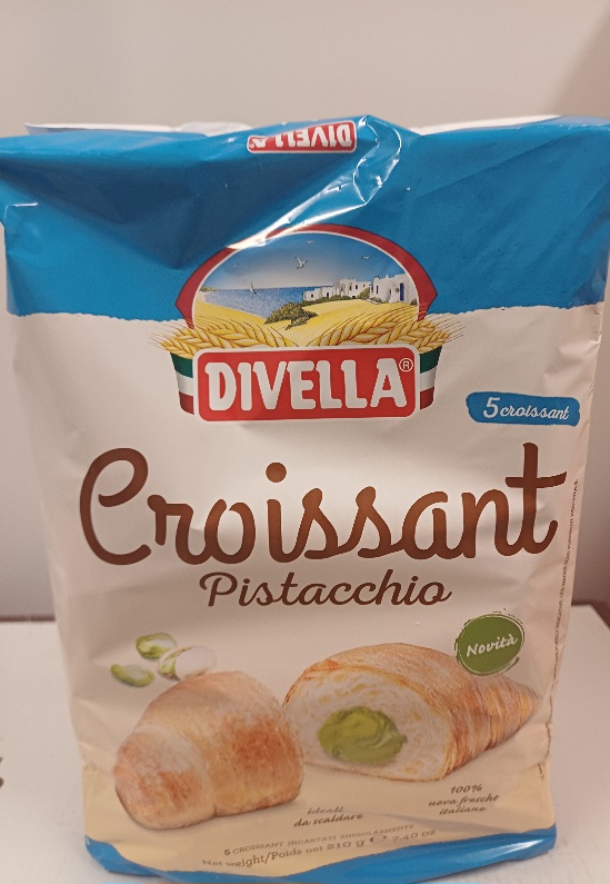 Divella Croissant Pisztáchio 5db